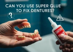 Can You Use Super Glue to Fix Dentures