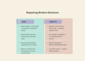 Repairing Broken Dentures